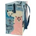 Happy Cats Zip Up Shoulder Tote